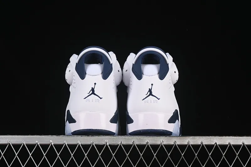 All categories Air Jordan Jordan series basketball shoes Air Jordan 6 F version Air Jordan 6 Retro "Midnight Navy" AJ6 Joe 6 white sea blue CT8529-141
